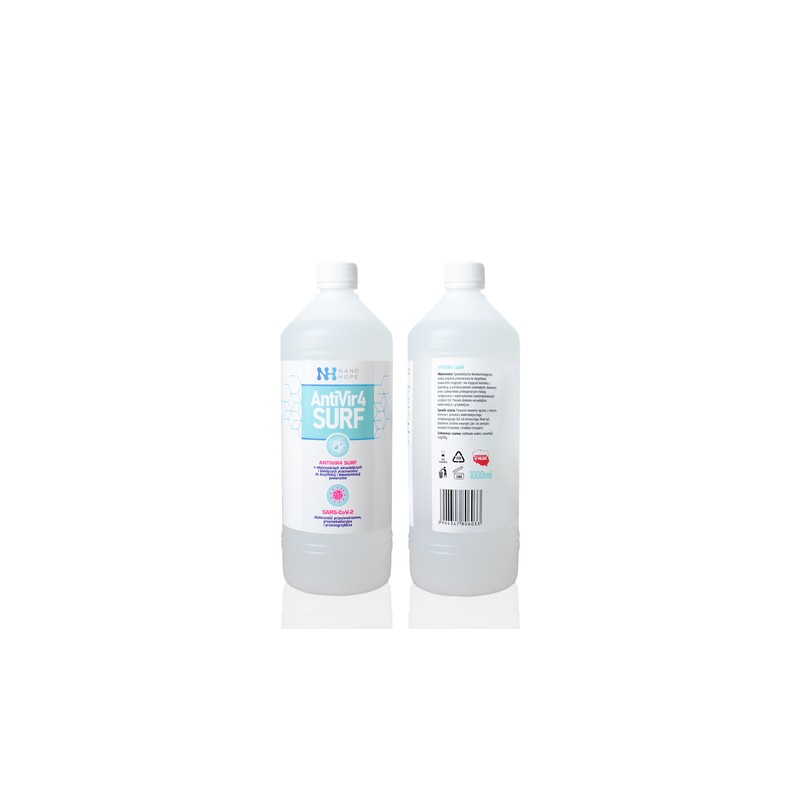 Preparat do dezynfekcji AntiVir4 SURF - bez alkoholu - nanotechnologia